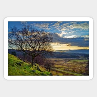 Longshaw Sunset Sticker